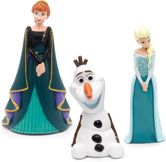 tonies Audio Figures Bundle for Toniebox, 3 x Disney Frozen Figure - Elsa, Anna & Olaf with the Original Radio Play for the Film, for Children from 4 Years