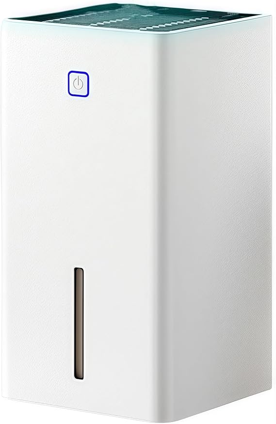 TIMDU Home Dehumidifier Small Power Saving Dehumidifier Drying Basement Mini Indoor White