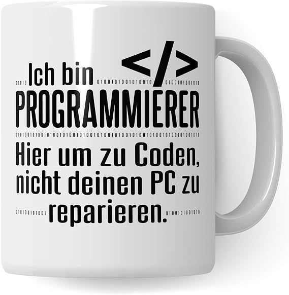 Pagma Druck Programmer Mug Computer Scientist Gifts IT Saying Programming Mug Computer Science Gift Idea Developer Coffee Cup Software Developer Developer Programmer Coffee Mug
