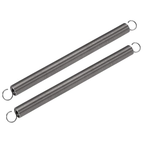sourcing map Compression Spring,10mm OD,1mm Wire,150mm Free Length,Grey 2pc