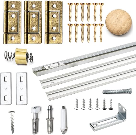 Icetop Bifold Door Hardware Repair Tool Kit, Bifold Closet Door Track Set