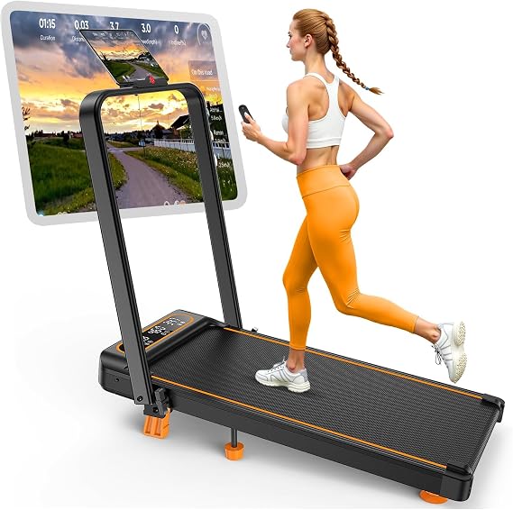 Rayspace Walking Pad Treadmill with 12% Incline, Upgraded 3.5HP Low Noise Treadmills for Home, Trisomy 4 in 1 Foldable Treadmill, Walking Pad with Handle, 350+lb Capacity, Smart APP & Remote