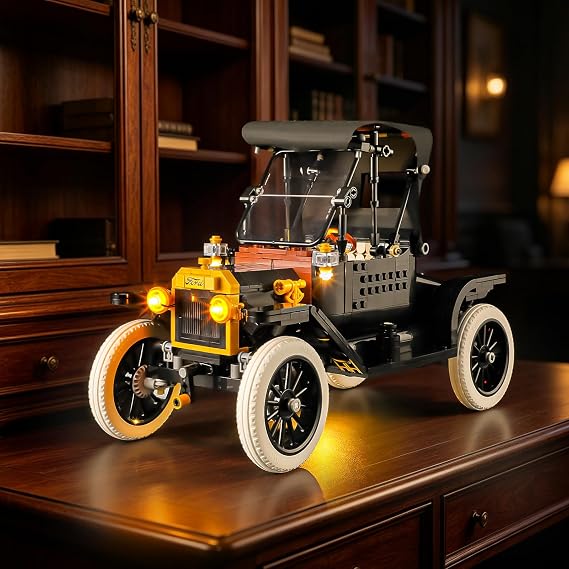 YEABRICKS LED Light for Lego-11376 Icons Ford Model T Building Blocks Model (Building Set NOT Included)