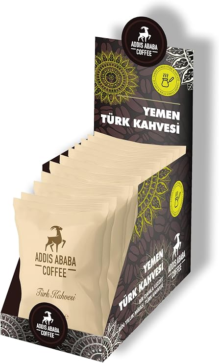 Addis Ababa Coffee - Orta Kavrulmuş Türk Kahvesi 12x100 Gr.