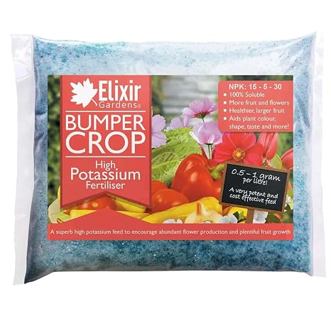 Elixir Gardens Bumper Crop High Potassium Soluble Fertiliser 1kg Bag