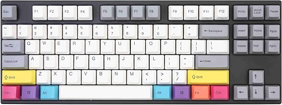 Varmilo VEA87 CMYK TKL Gaming Keyboard, MX-Brown, White LED - US Layout