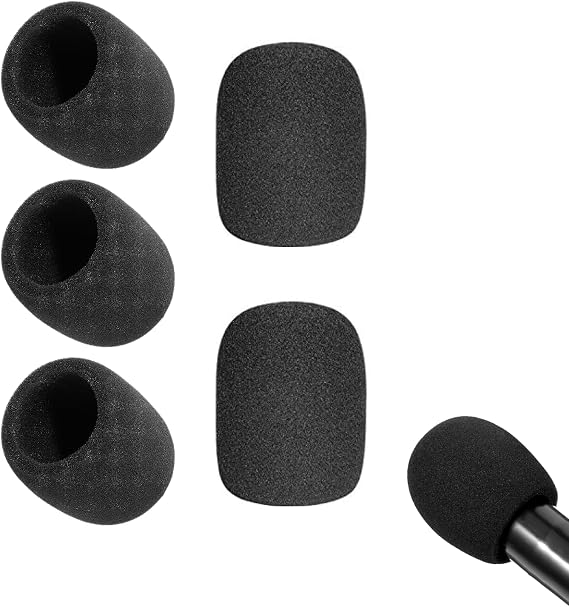 5 Pcs Microphone Cover,73*40mm Foam Microphone Cover Microphones Windscreen