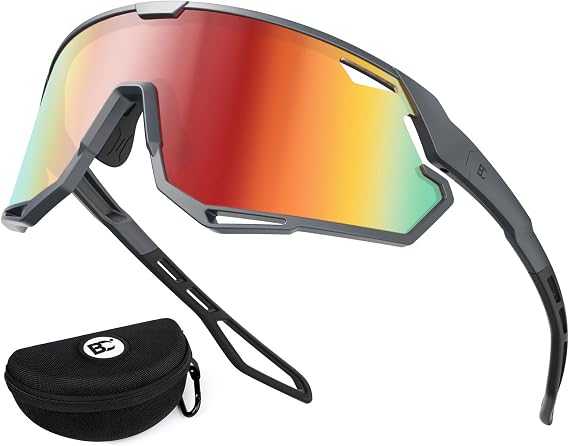 BIRCEN Photochromic Cycling Goggles: Mountain Bike Sports Sunglasses for Men Women Running Riding MTB Baseball