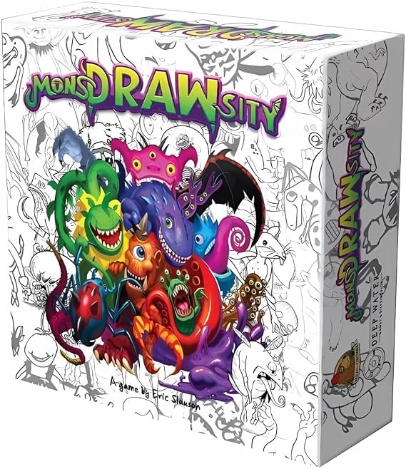 Friendly Skeleton Deep Water Games: MonsDRAWsity Board Game