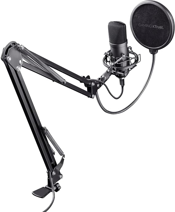 Trust GXT 252+ Emita Plus Studio microphone Black