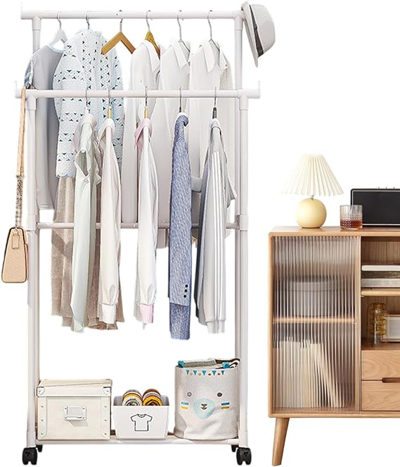 Garment Rack Multi-Purpose with Bottom Shelf