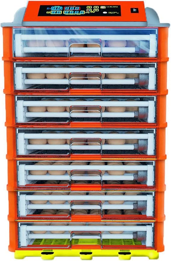 Egg Incubator Automatic with Humidity Control, Fully Automatic Eggs Incubator for Hatching, with Automatic Egg Turning Air Incubator, for Hatching Goose Quail Fertilized Eggs (UK PLUG),322 Eggs