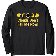 Total Solar Eclipse No Clouds - Tops, Tees & Accessories Long Sleeve T-Shirt