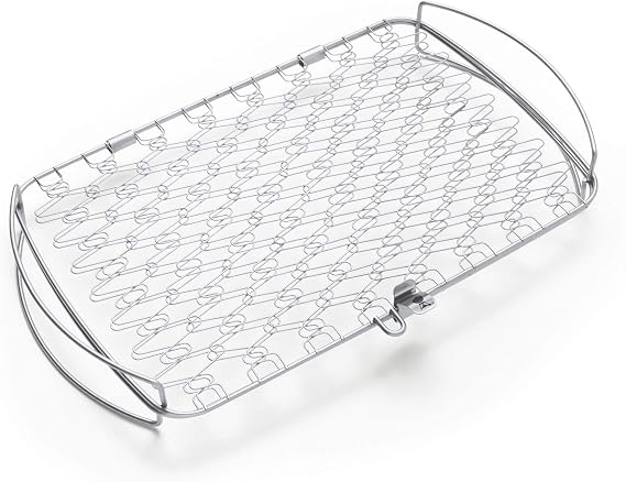 Weber 6471 Original Stainless Steel Fish Basket, Large,Multi