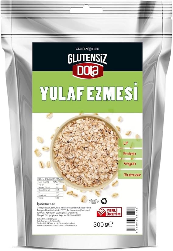 Dola Glutensiz Yulaf Ezmesi 300 gr