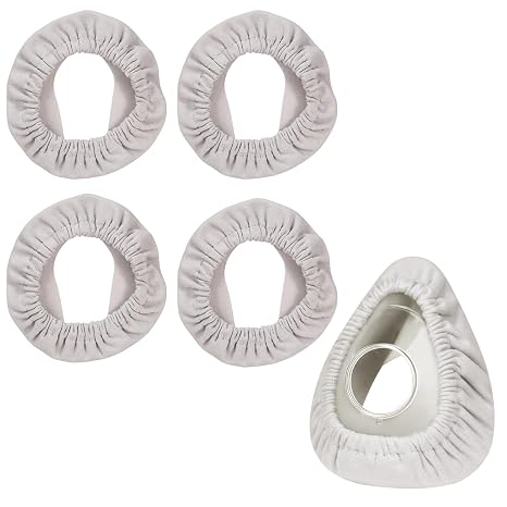 Mask Liners Reusable Mask Cushion Covers Soft Elastic Cpap Ventilator Masks Accessories for Most Full Face Masks CPAP Mask Liners 4Pack Grey