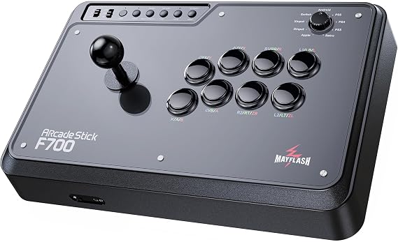 Mayflash Wireless Arcade Stick F700 PS5 PS4 PS3 Switch/Switch 2 USB・2.4G compatible PC macOS/iOS Android SEGA/SNK retro game console compatible 技適 220-JP6966