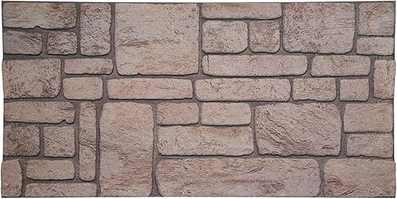 IZODEKOR 3D Brick Effect Wall Panels - Cladding, Stone Look, Styrofoam Panels for Living Room, Kitchen, Bathroom, Balcony, Bedroom, Back of Counter, and Teras | Ancient Traces