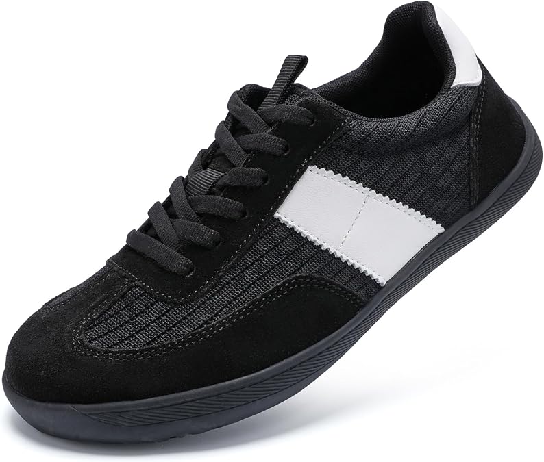 Wide Toe Barefoot Shoes for Women Arch Support Zero Drop Lightweight Fashion Trainers