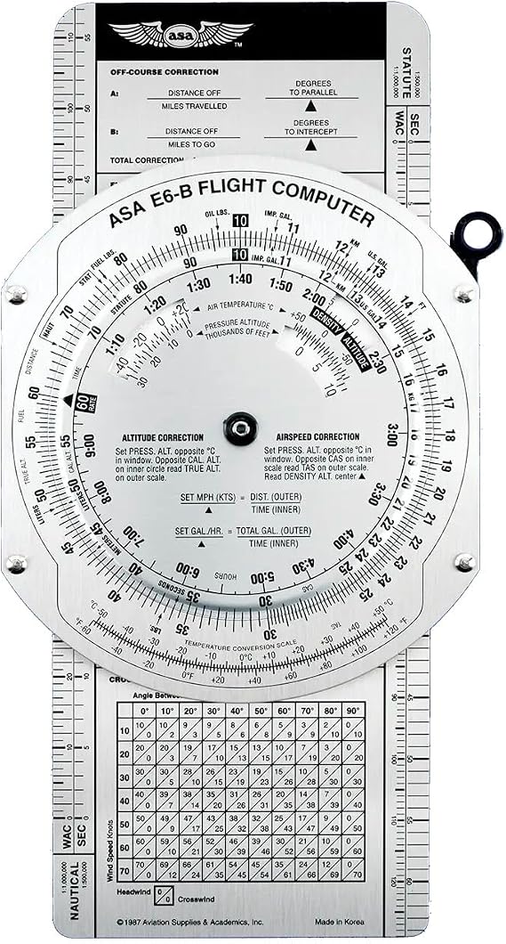 E6-B Metal Flight Computer