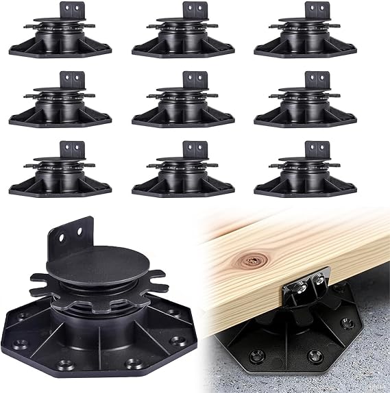 Adjustable Decking Pedestal Riser Bearing Support 30mm-60mm