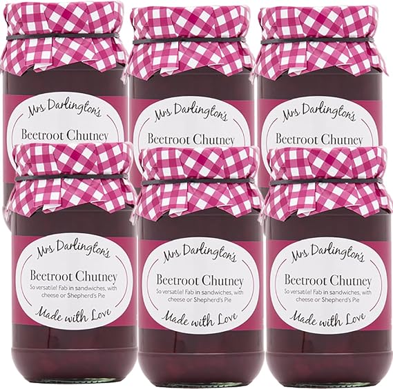 Generic Mrs Darlington's Beetroot Chutney - 312g - Pack of 6