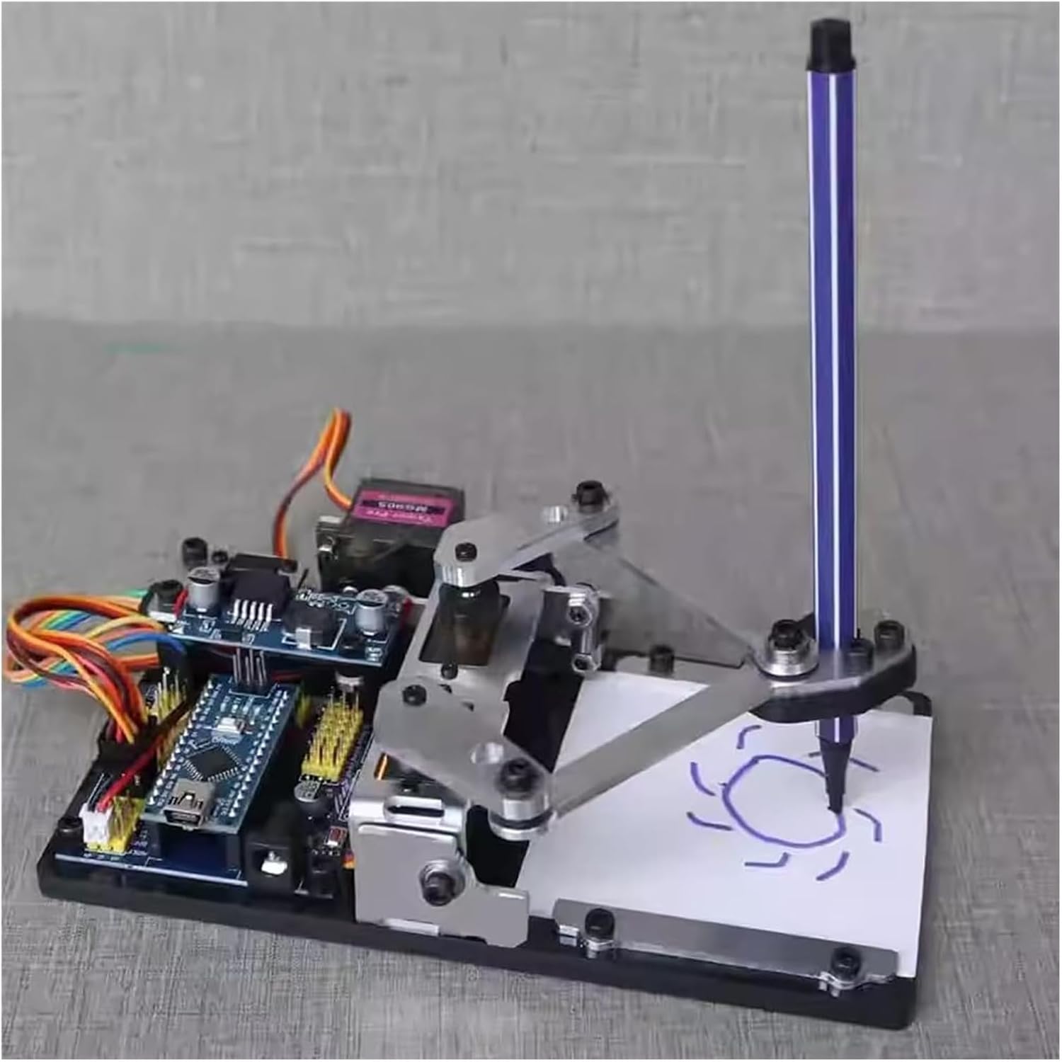 Pen Plotter Writing Robot, DIY Smart Drawing Kit, Open Source Programming Companion, APP Control, User Assembly, Creative Painting Activities