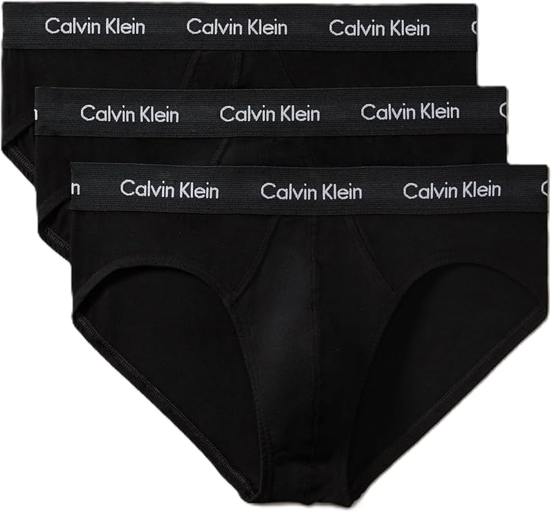 Calvin Klein Men’s 3 Pack Hip Briefs Underwear