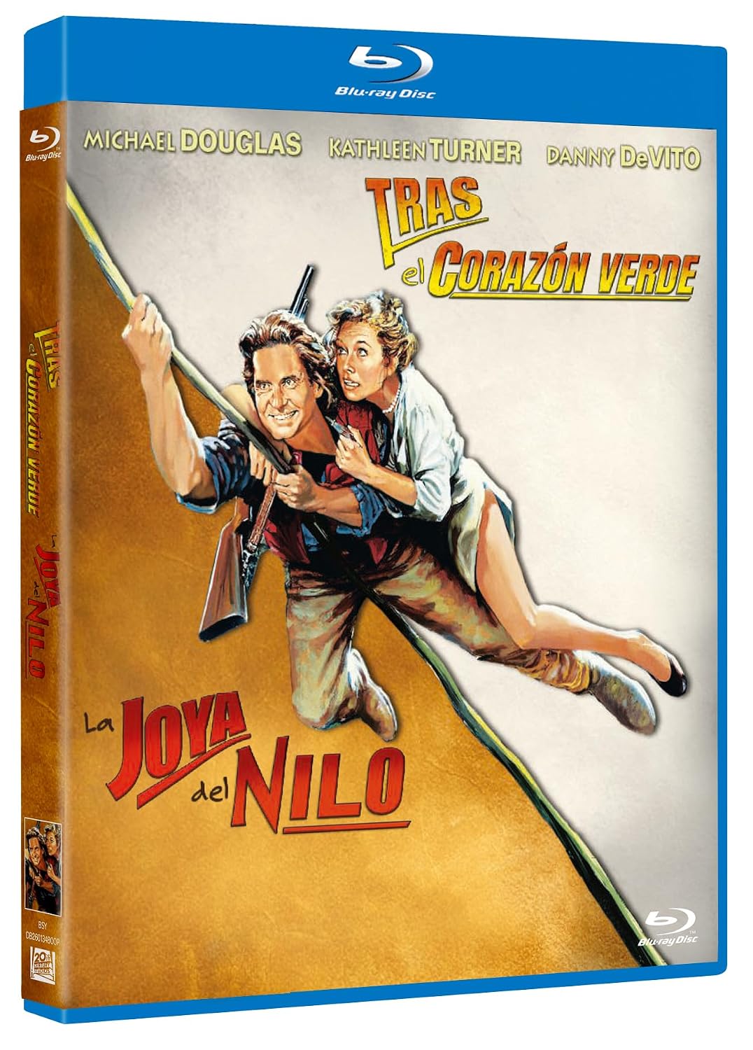 Tras El Corazon Verde (Romancing the Stone) (1984) (Robert Zemeckis) + La Joya del Nilo (The Jewel of the Nile) (1985) (Lewis Teague) - Pack (Blu-ray)