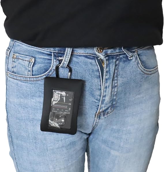 Blood Glucose Meter Case with Belt Clip & Hook for Dexcom G7 Receiver Case Pouch Dexcom G7 Accessories