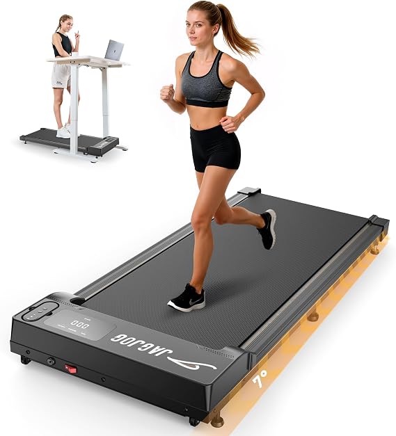 JAGJOG Foldable Treadmill with 15% Incline for Home Workouts