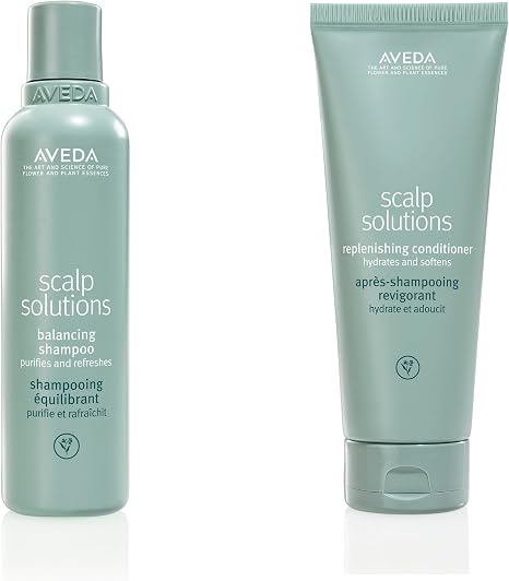 Aveda Scalp Solutions Balancing Shampoo & Replenishing Conditioner Duo | Replenishes & Hydrates Hair & Scalp | for All Hair Types | 94%+ Naturally Derived*