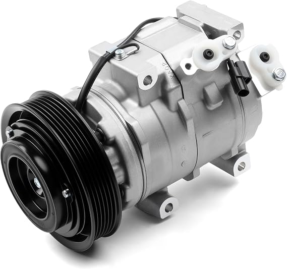 Car A/C Compressor Fit for Acura MDX 07-13, ZDX 10-13, for Honda Odyssey 08-17, Pilot 08-15, Ridgeline 09-14 Automotive Replacement AC Compressor 38810RGLA02 A/C Compressor for Car CO 10840C