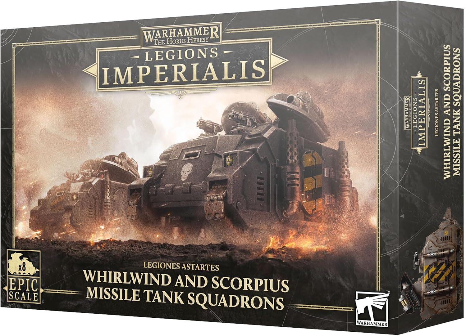 Games Workshop - Warhammer - The Horus Heresy - Legions Imperialis: WhirlwindScorpius Missile Tank Squadron [Epic Scale]