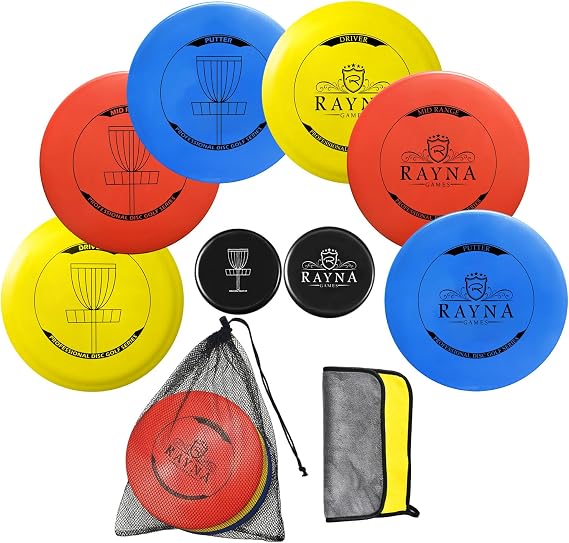 Disc Golf Set, Disc Golf Starter Kits Suitable for Garden Park Backyard