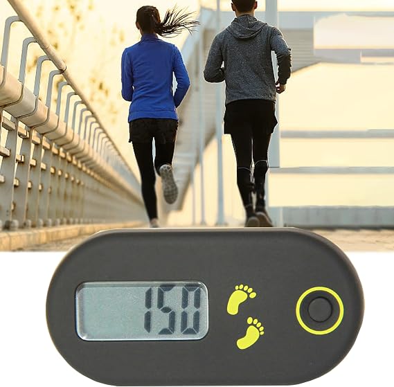 WYFCR Mini Walking Pedometer, 3D Pedometer for Walking, Mini Fitness Steps Counting, ultra-low energy consumption, Accurate Step Counter with Display for Steps for Seniors Men Women