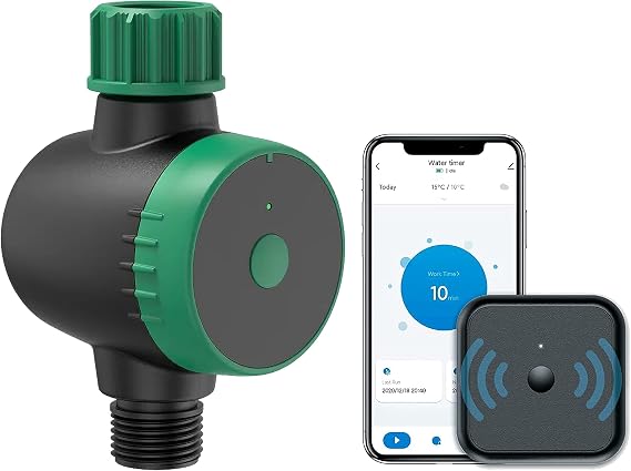 rainfactory Irrigation Computer WLAN with App Control, Smart Irrigation Control, Automatic Watering for Garden, Irrigation System with Alexa & Google, 20 Programmes, WiFi Gateway