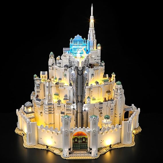 Led照明セット レゴ11377 アイコン対応 ロード・オブ・ザ・リング:ミナス・ティリスセット Diyライトアップキット 11377ビルディングブロックモデル用 組み立てセットは含まれていません