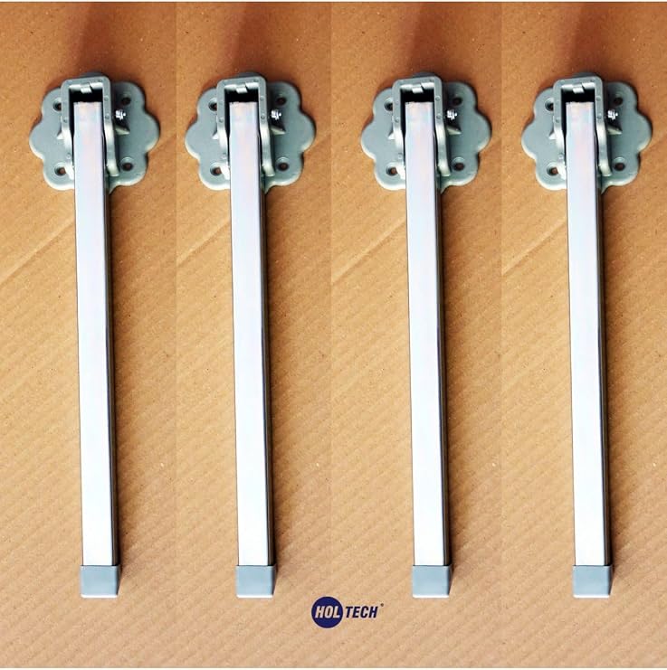 HOLTECH Metal Katlanır Yer Sofrası Ayağı 4 Adet 30 Cm Kaliteli Masa Ayağı Seti METAL