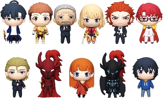 Monogram モノグラムソロレベリング3Dフィギュアバッグクリップ-シリーズ1-3Dフォームフィギュアバッグクリップブラインドバッグ-キーチェーン1注文につきランダムバッグ1個、マルチカラー、2インチ, マルチカラー, 2.0 inches