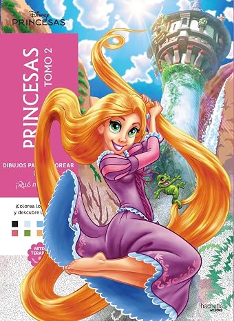 Dibujos para colorear, ¡qué misterio! Princesas tomo 2 (Hachette HEROES - DISNEY - Arteterapia)