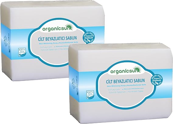 Doğal Cilt Beyazlatıcı Sabun 140 Gr x 2 Adet Tüm Cilt Tipleri İçin B ve E Vitaminli