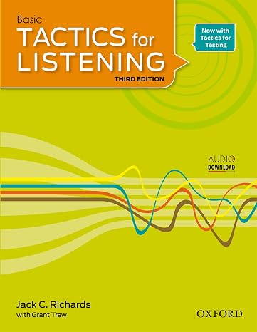 Tactics for Listening: Basic: Student Book