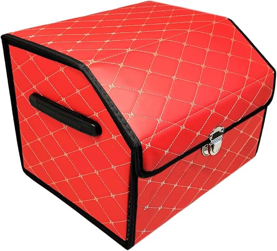 plastific Car Boot Organiser Multi Compartment Trunk Tidy Bag