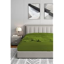 Soley 160x200 Lastikli Fitted Penye Çarşaf, Yeşil