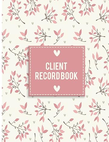 Client Record Book: Large Size 8.5x11" Client Profile & Activity Log Book : Customer Number, Information, Date, Activity, Amount, Comments