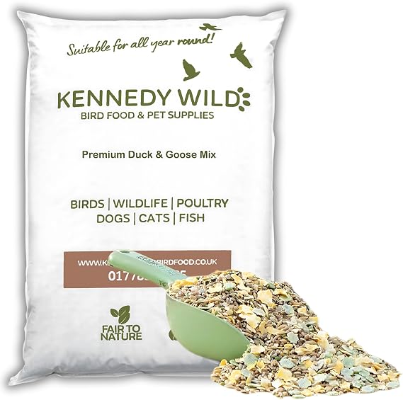 Premium Duck and Goose Food Mix (13kg) Complete Maintenance Healthy & Nutritious Birds Food for Adult Ducks, Geese and Waterfowl.