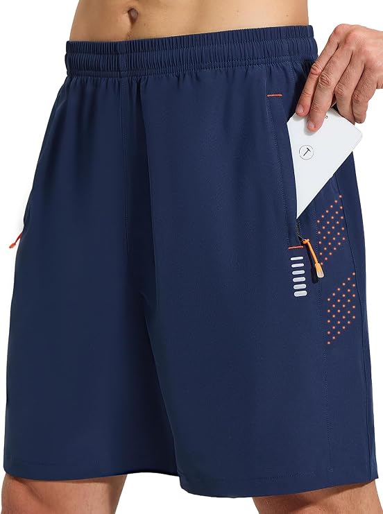 Cimic Men's Shorts with Functional Zipper Pockets