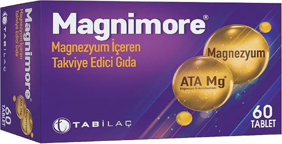 Magnimore Magnezyum İçeren Takviye Edici Gıda 60 Kapsül