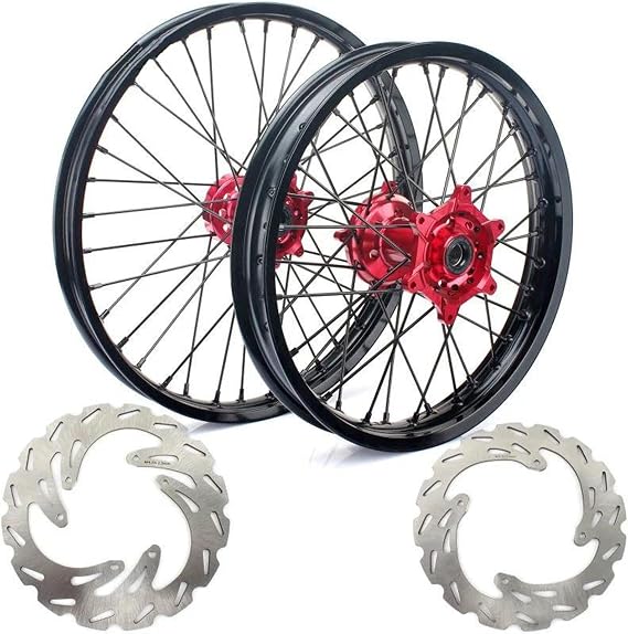 Replace Brake Disk 21" 19" / 18" Wheel Rim Hub Brake Discs Rotors For H-onda CR125R CR250R 2002 2003 2004 2005 2006 2007 CR 125 R 250